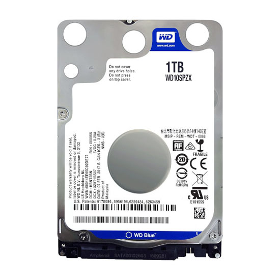 Western Digital 1TB 2.5 Inch SATA Internal Laptop HDD