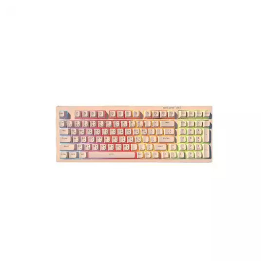PC Power Silent 98 Wired Sunset Gaming Keyboard With Bangla