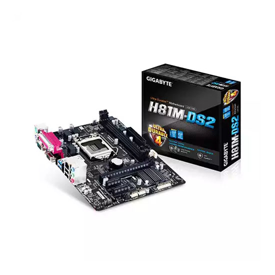 Gigabyte GA-H81M-DS2 4th Gen Micro ATX Motherboard