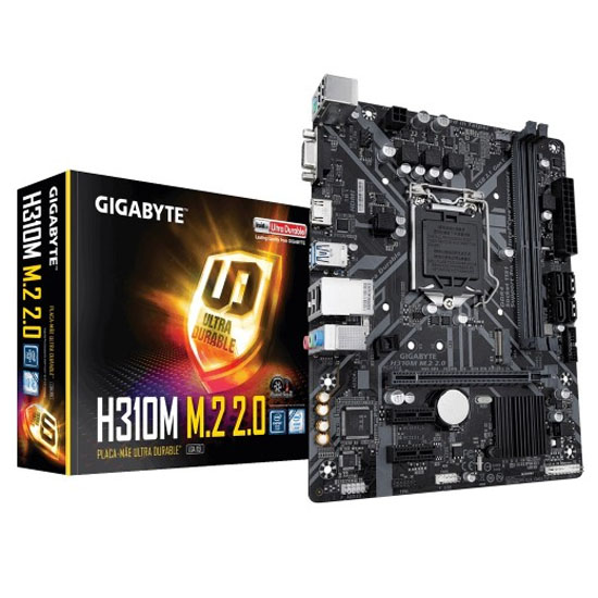 Gigabyte H310M M.2 Intel Chipset 9th Gen Micro ATX Motherboard