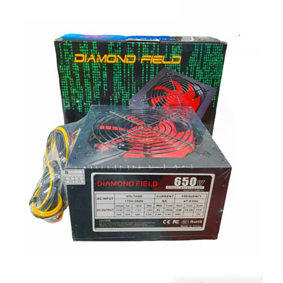 Diamond Field ATX W-650 600W Desktop Power Supply