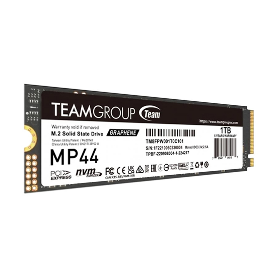 TEAM MP44L 1TB M.2 PCIE GEN4 NVME SSD