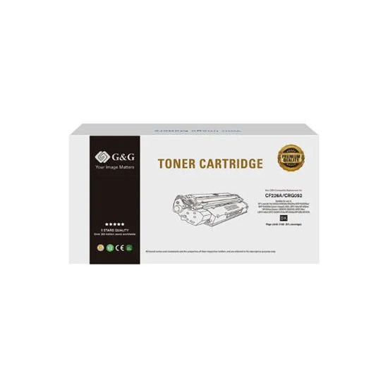 G&G CF226A CRG052  Black Universal Toner