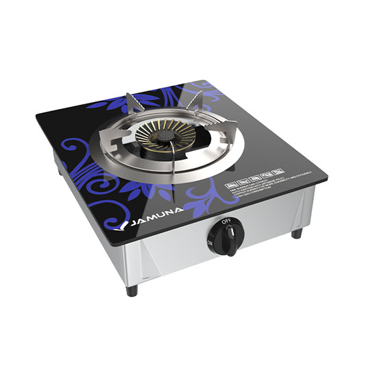 Jamuna JGS-S1 LPG Gas Stove Blue Flower