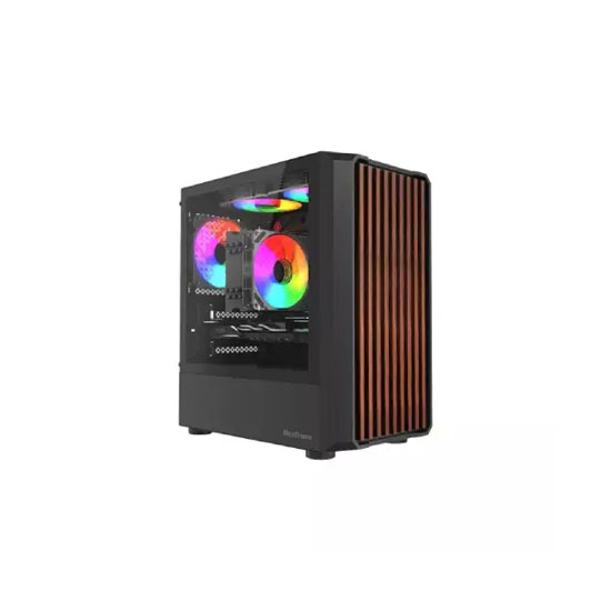 MaxGreen 315 Wood M ATX Mid Tower Gaming Casing