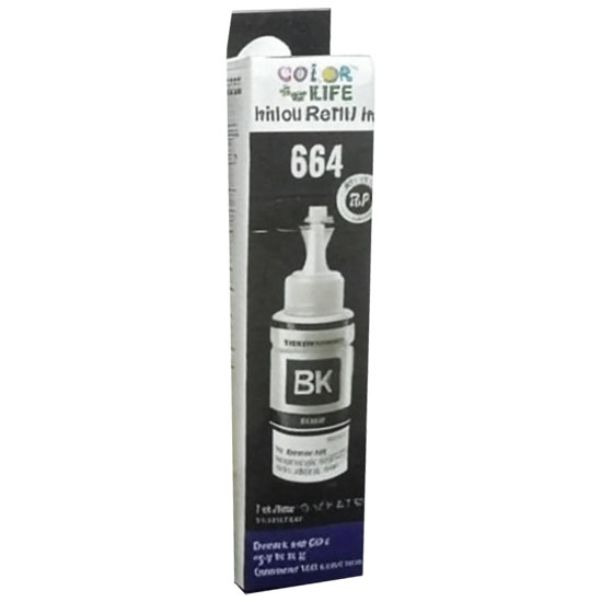 Color Life 664 Black Ink Bottle